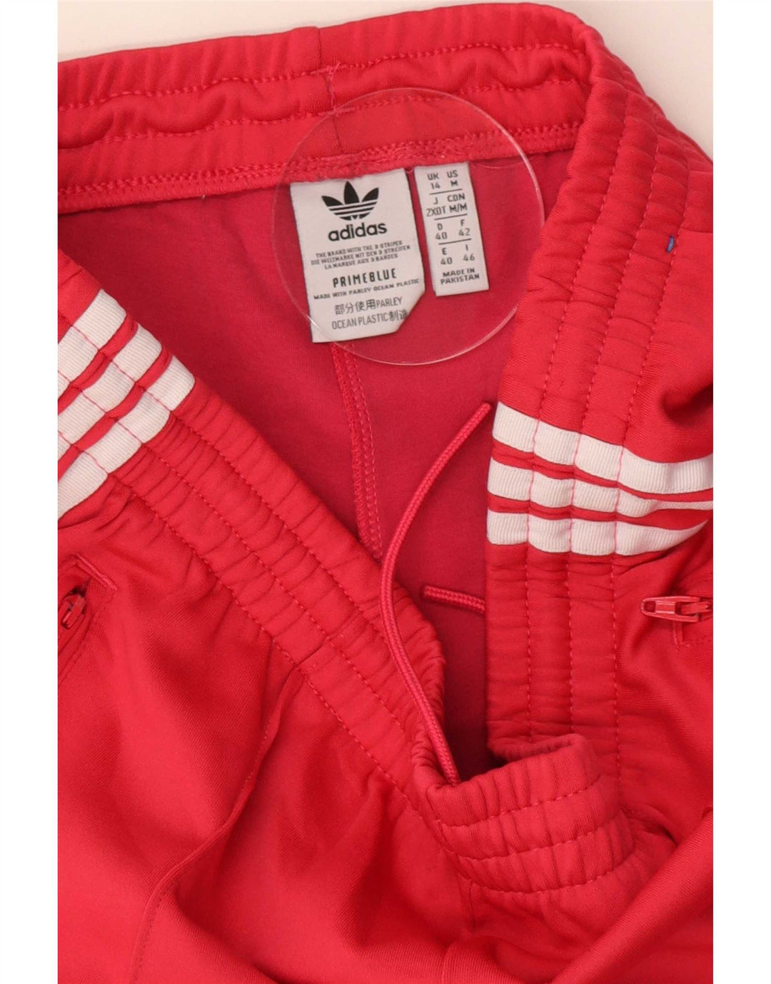 Adidas Træningsdragtsbukser til kvinder UK 14 Medium Rød