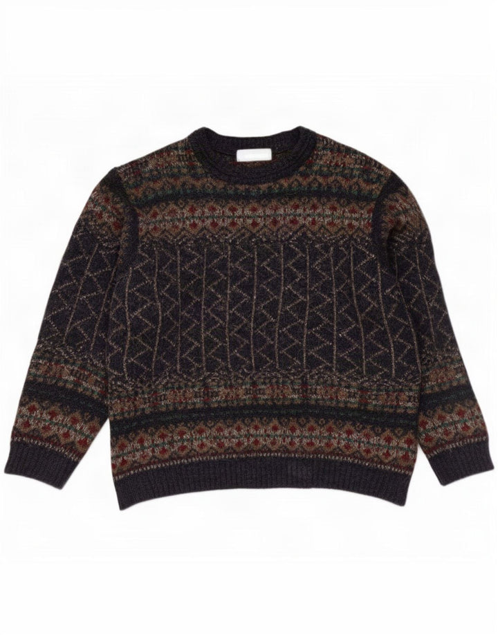 Marks & Spencer Herre Boat Neck Jumper Sweater Medium Flerfarvet