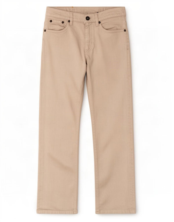 Levi's Boys Loose Fit Casual Bukser 7-8 år W24 L24 Hvid Bomuld