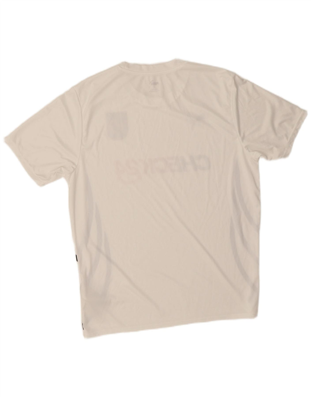 Puma Herre Deutshland Grafisk T-Shirt Top Stor Hvid Polyester