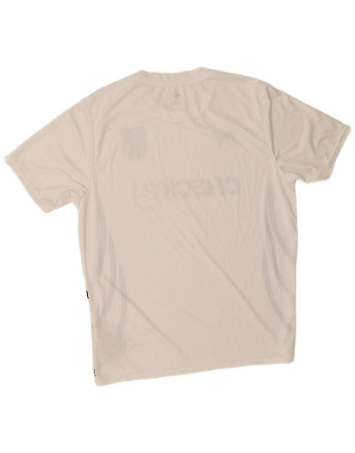 Puma Herre Deutshland Grafisk T-Shirt Top Stor Hvid Polyester