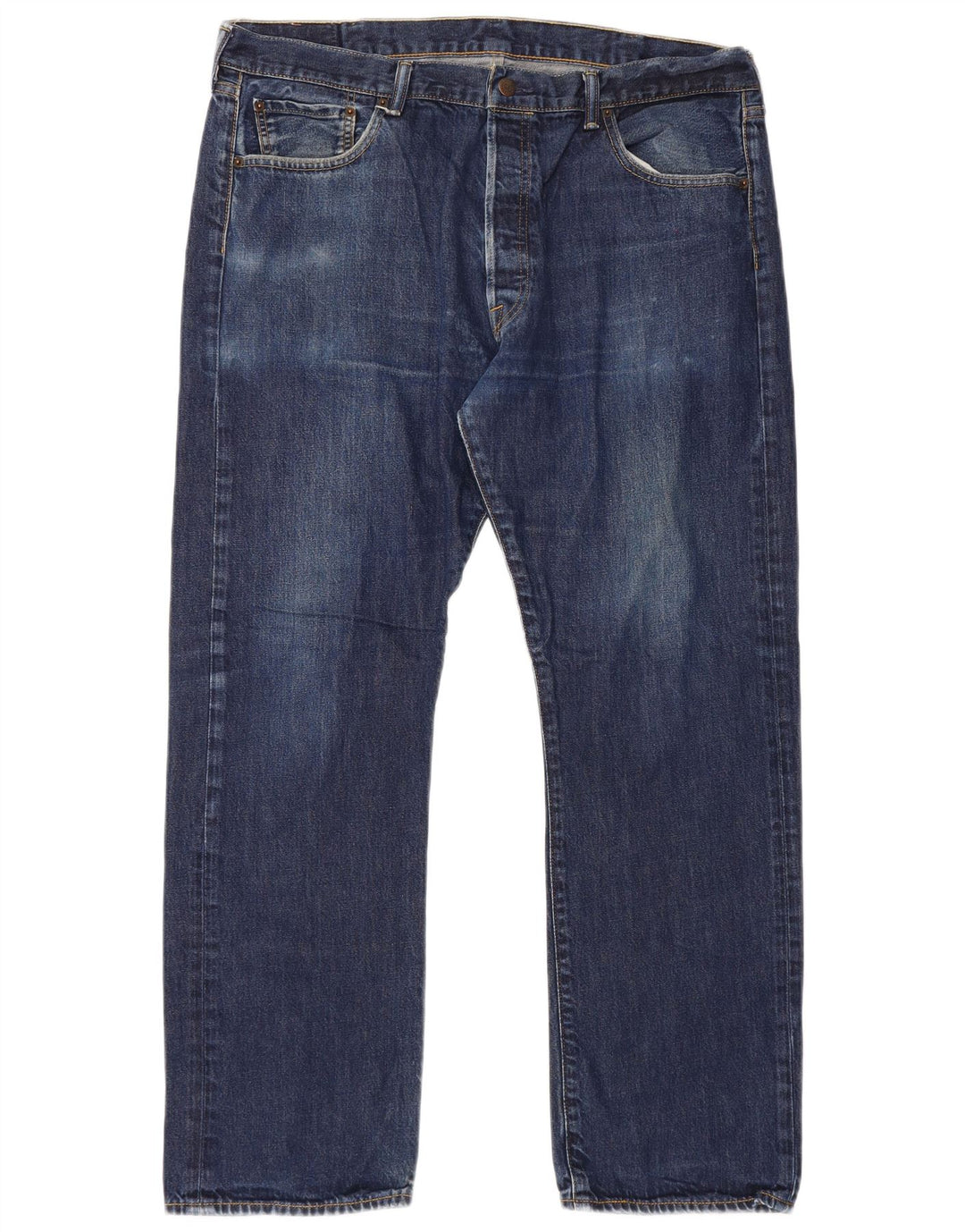 Levi's Herre 501 Straight Jeans W40 L32 Marineblå