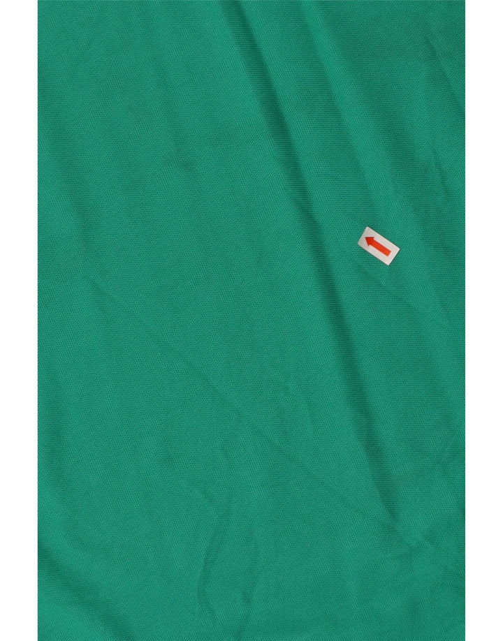 IZOD Mens Grant Fit Polo Shirt Large Green Cotton