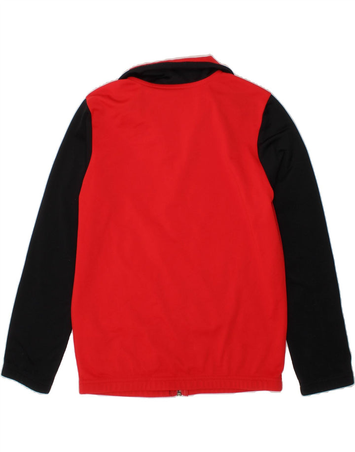NIKE Boys Tracksuit Top Jacket 8-9 Years Small Red Colourblock Polyester Vintage Nike and Second-Hand Nike from Messina Hembry 