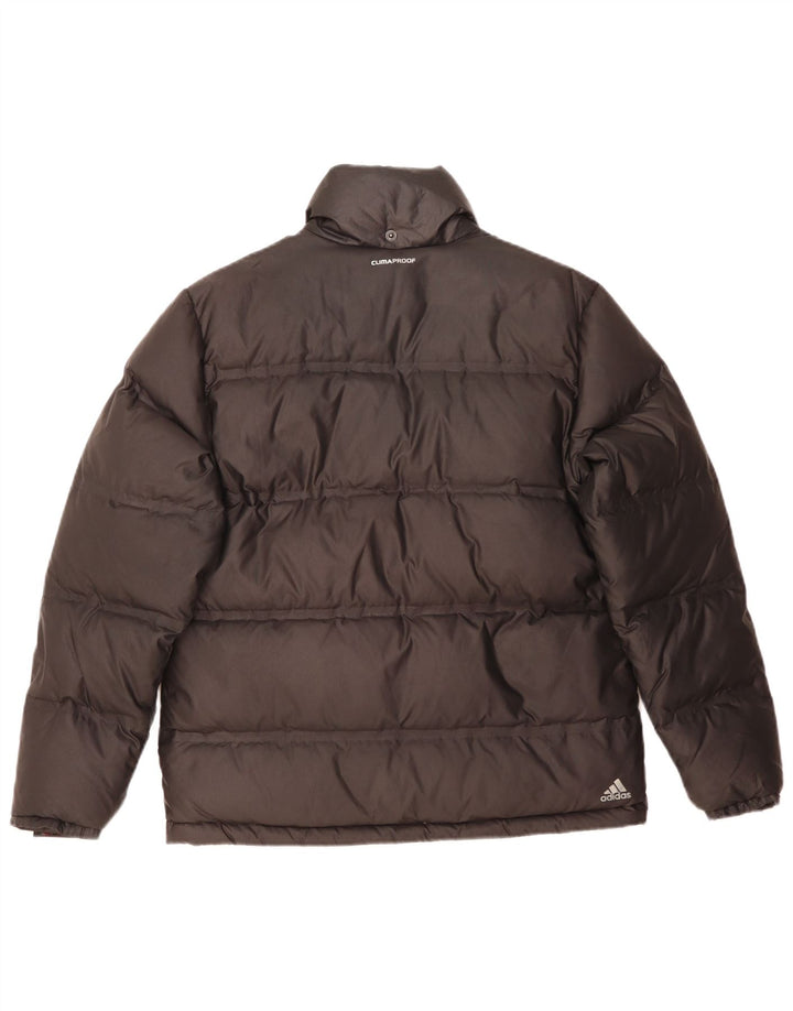 Adidas Herre Clima Proof Polstret Jakke UK 34 XS Sort Polyester