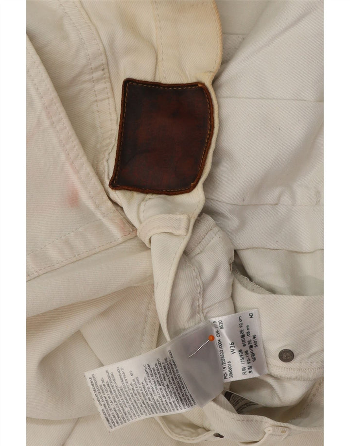 LEVI'S Denimshorts til mænd W36 Stor hvid bomuld