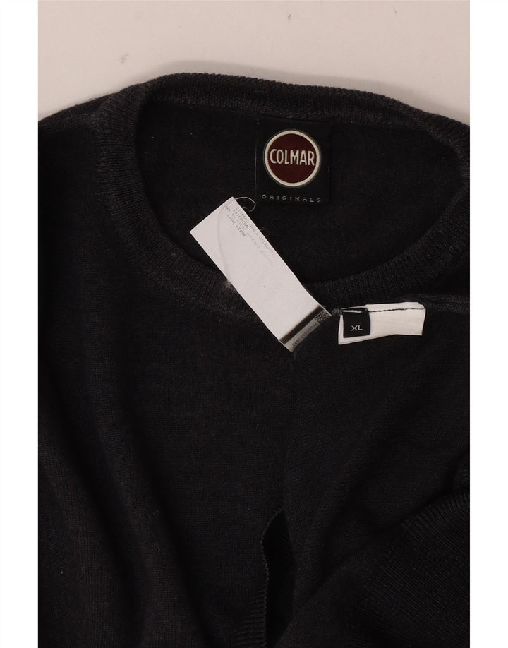 Colmar Herre Crew Neck Jumper Sweater XL Grå Virgin Wool