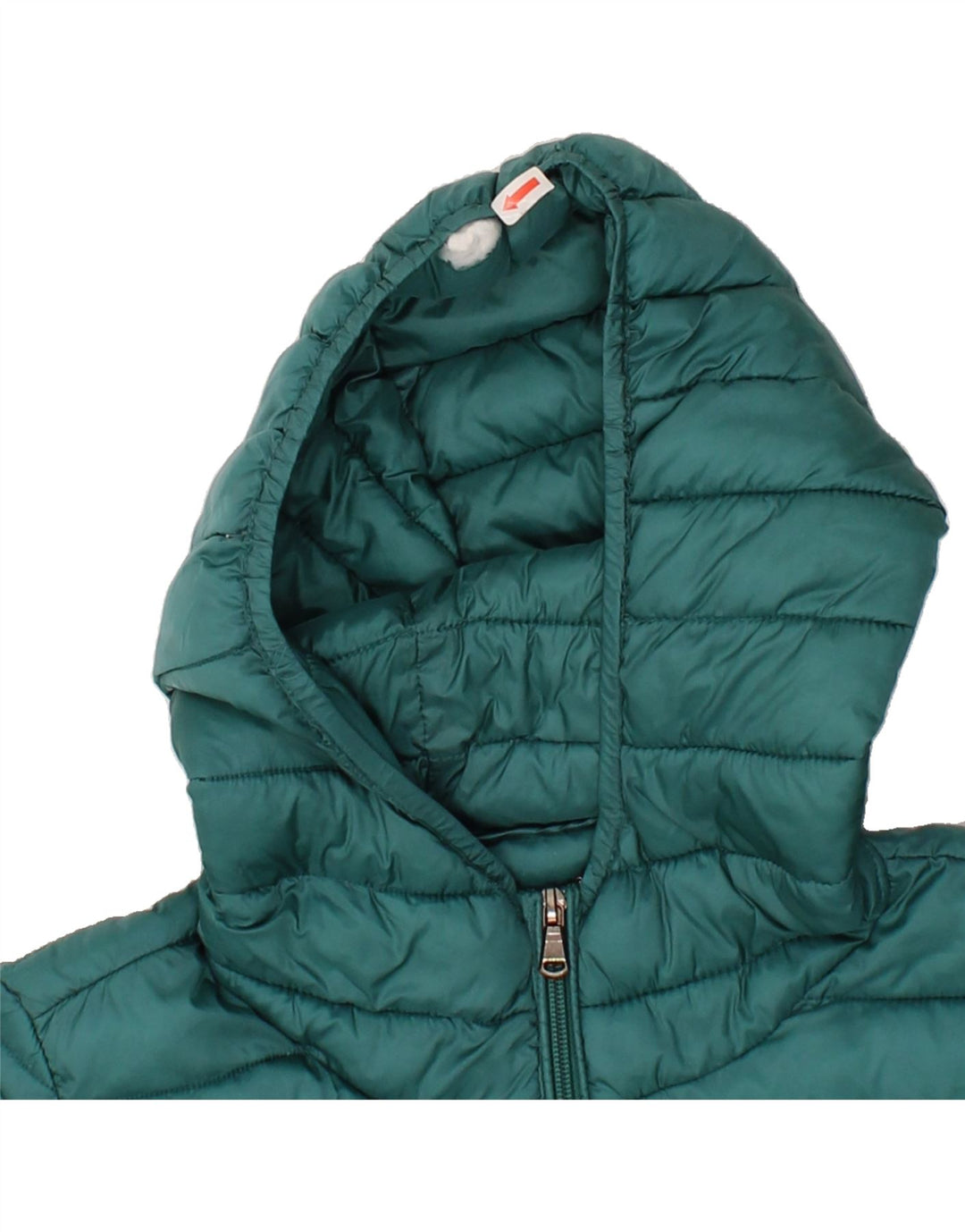 MARELLA Womens EMME Hooded Padded Jacket UK 14 Medium   Green Polyester Vintage Marella and Second-Hand Marella from Messina Hembry 