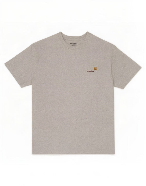 Carhartt Dame T-Shirt Top UK 18 XL Grå Bomuld