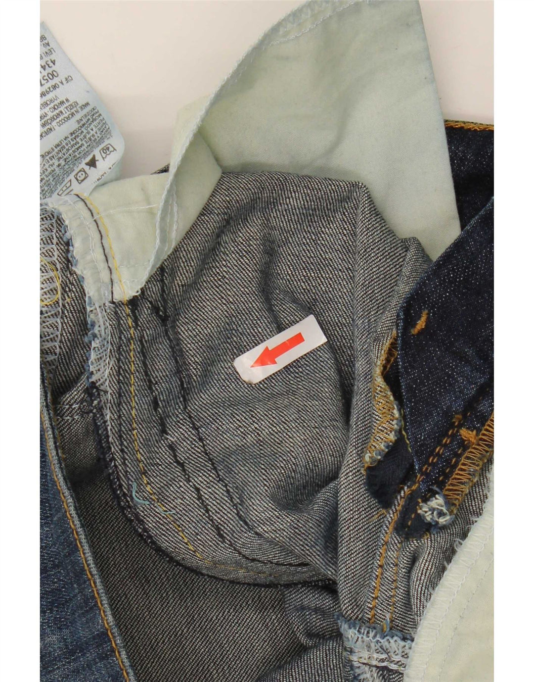 Levi's Dame 571 Slim Jeans W31 L27 Blå Bomuld