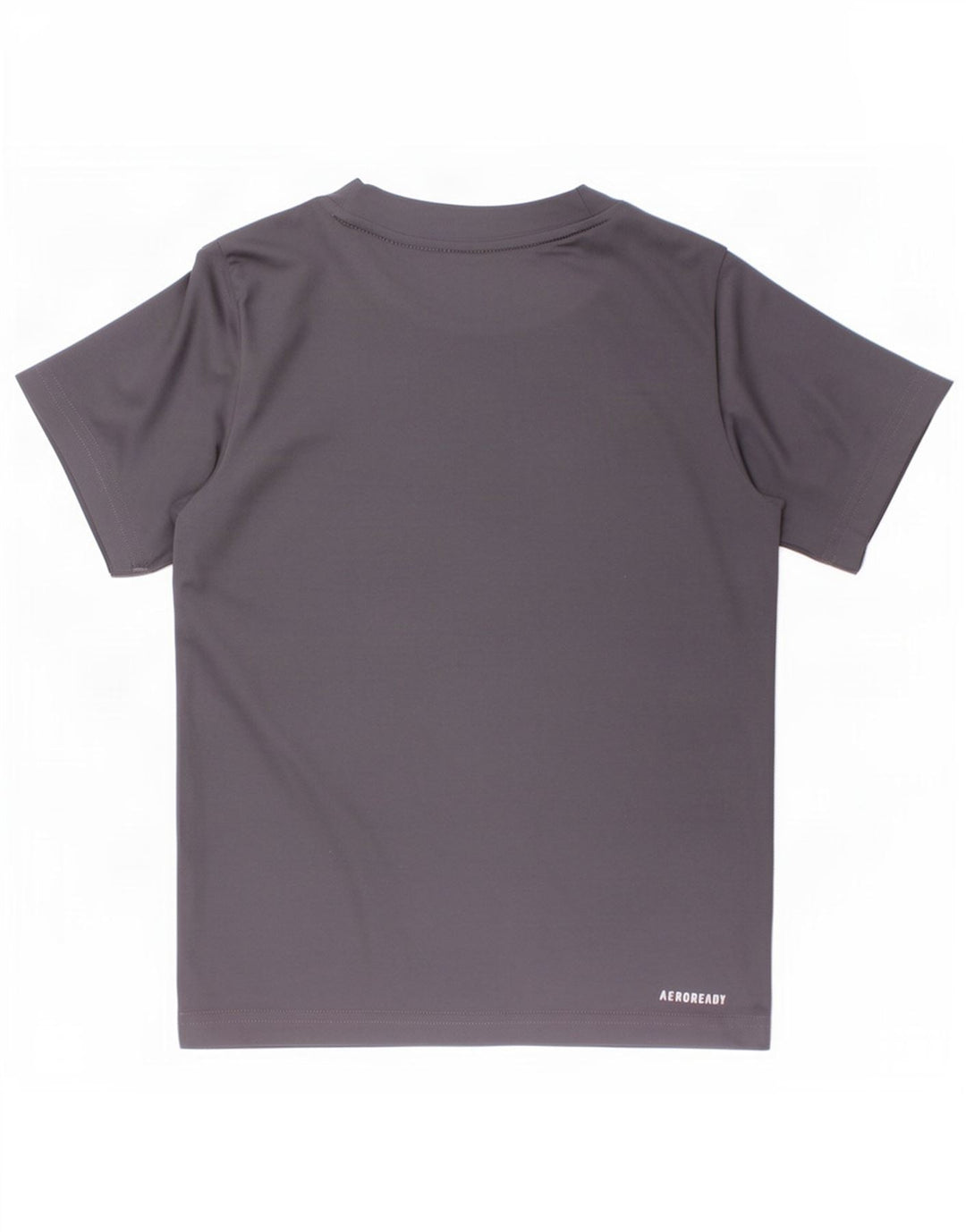 Adidas Boys Aeroready Graphic T-Shirt Top 5-6 Years Grå Polyester