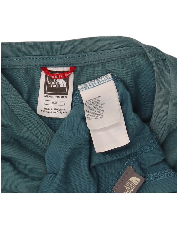 The North Face Herre T-Shirt Top Lille Blå Bomuld