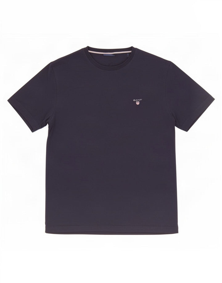 Gant Herre T-Shirt Top Medium Marineblå Bomuld
