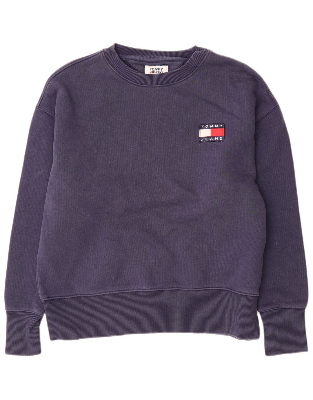 Tommy Hilfiger Herre Sweatshirt Jumper Medium Navyblå Bomuld