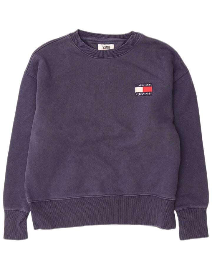 Tommy Hilfiger Herre Sweatshirt Jumper Medium Navyblå Bomuld