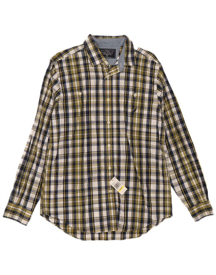 Nautica herreskjorte medium flerfarvet ternet bomuld