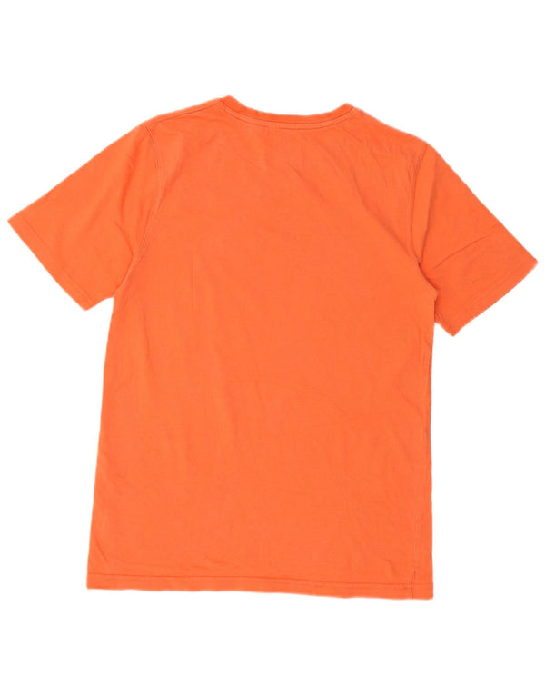 Timberland Boys Grafisk T-Shirt Top 15-16 år Medium Orange Bomuld