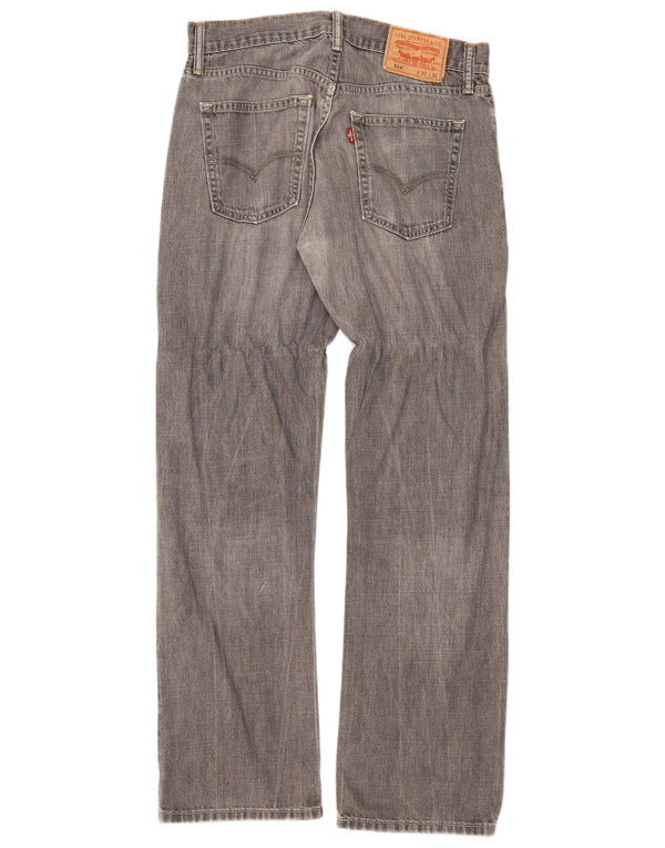 Levi's Dame 514 Straight Jeans W32 L32 Grå Bomuld