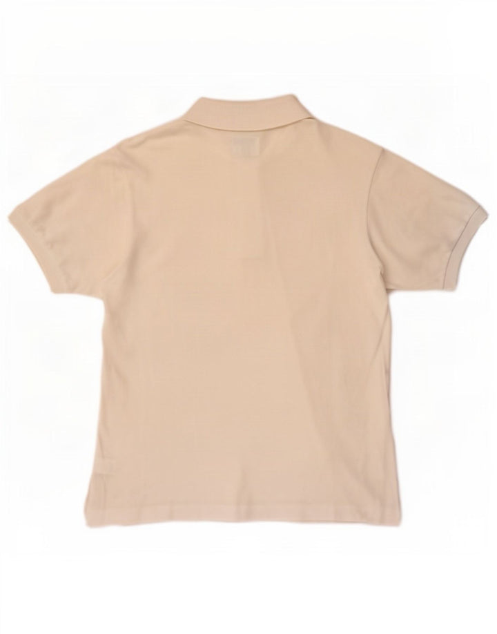 Lacoste herre poloskjorte str. 4 Medium hvid bomuld
