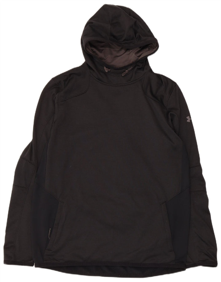 Under Armour Herre Cold Gear Hættetrøje Jumper Large Sort Polyester