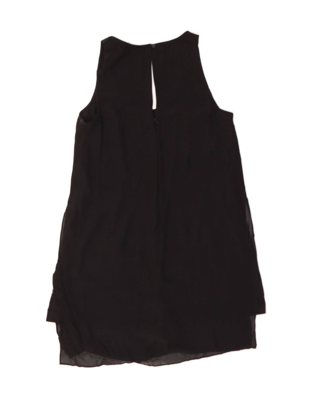 DKNY Womens Sleeveless Basic Dress US 8 Medium Black Polyester Vintage Dkny and Second-Hand Dkny from Messina Hembry 