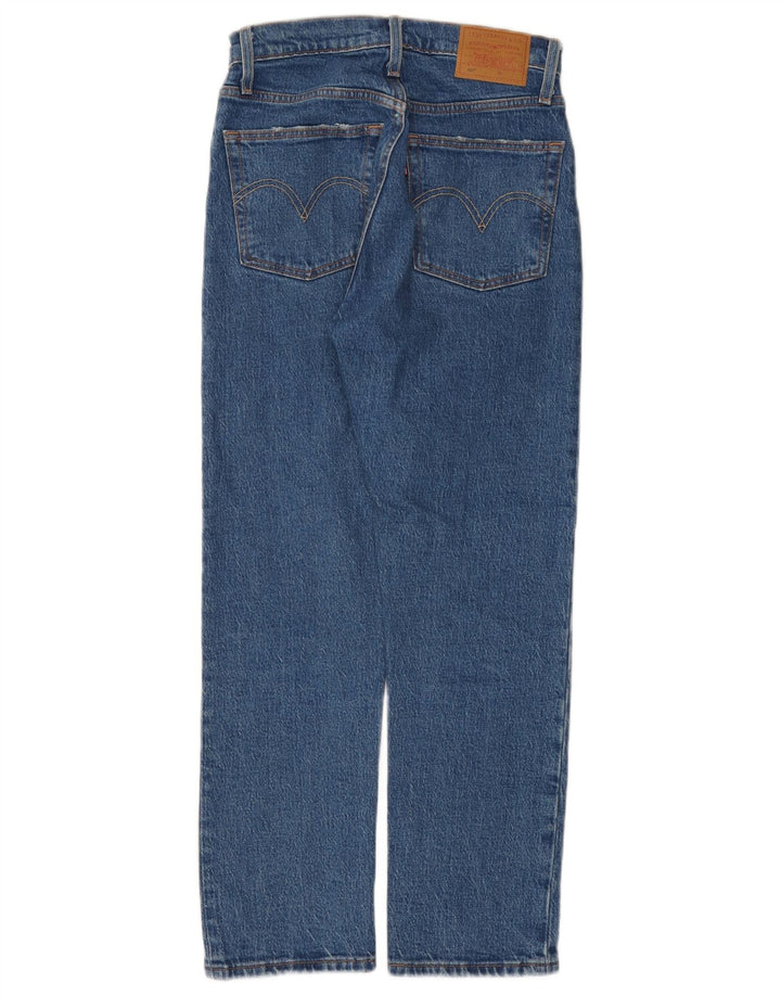 Levi's Dame 501 Straight Jeans W25 L26 Blå Bomuld