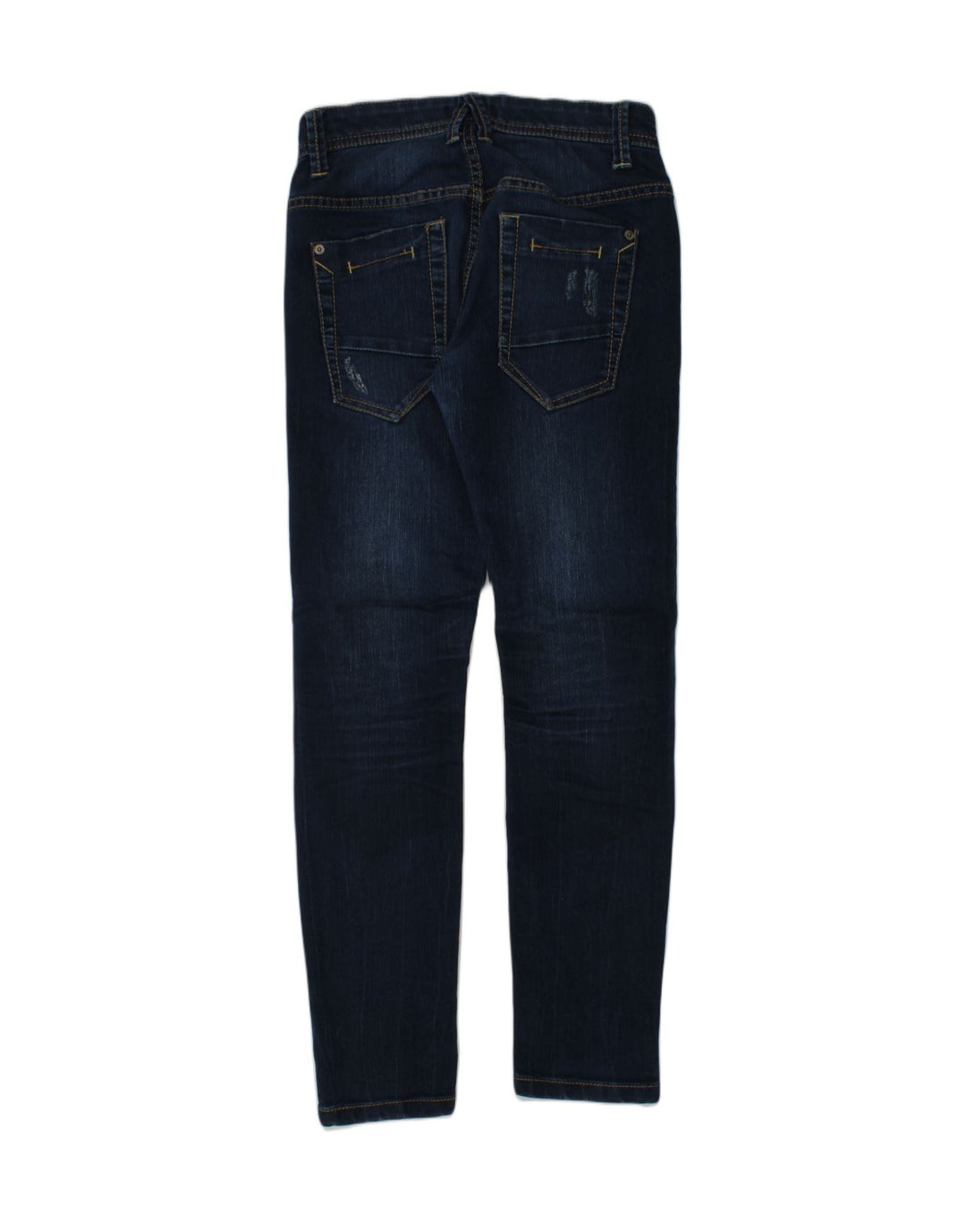 S.OLIVER Boys Distressed Slim Jeans 7-8 Years W24 L24 Navy Blue Cotton | Vintage S.Oliver | Thrift | Second-Hand S.Oliver | Used Clothing | Messina Hembry 