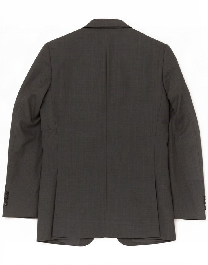 Marks & Spencer Herre lang 2-knaps blazerjakke UK 36 Small Grey Wool