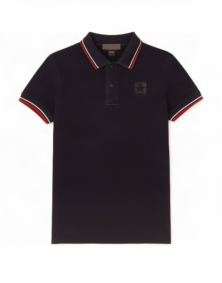 Converse herre poloshirt lille marineblå stribet bomuld