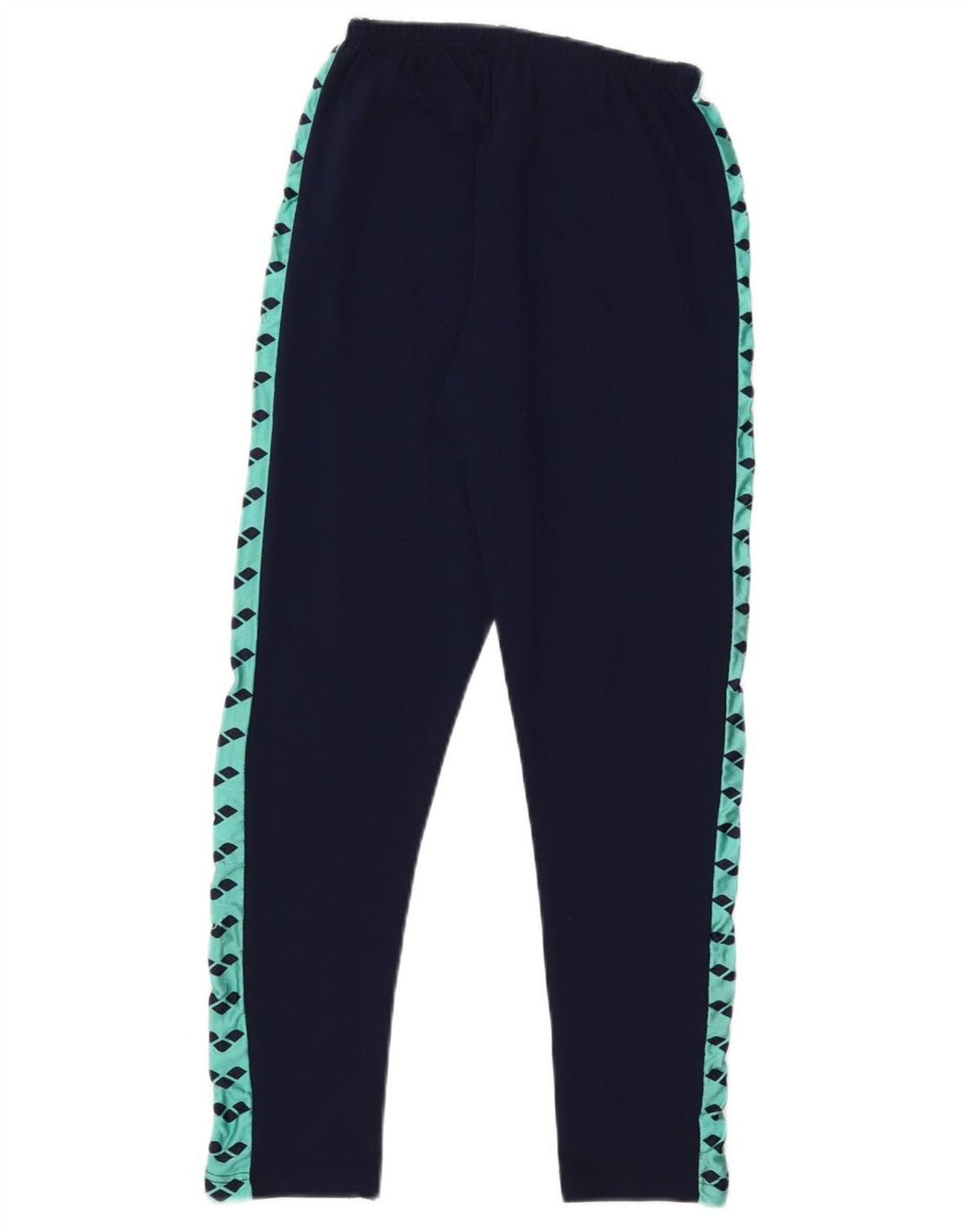 Arena Dame Grafiske Leggings IT 46 Large Navy Blue Colourblock Polyamid