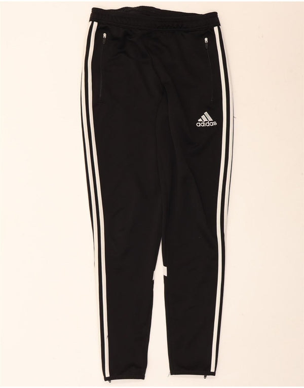 Adidas Mens Climacool Tracksuit Trousers Small Black Colourblock Polyester