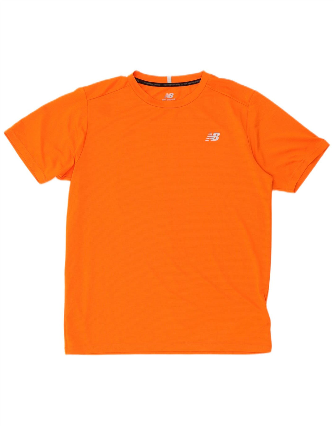 New Balance Herre T-Shirt Top Medium Orange Polyester