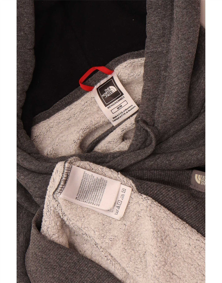 The North Face Herre Grafisk Regular Fit Hoodie Jumper Medium Grey Flecked
