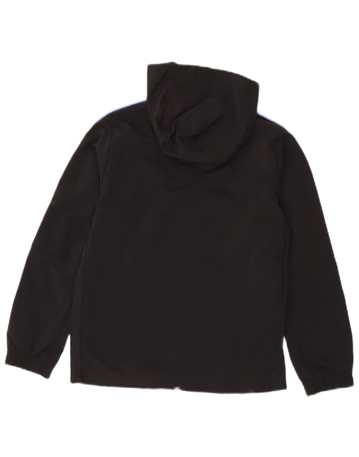 ADIDAS Boys Real Madrid Træningsdragt med hætte Topjakke 9-10 år Sort