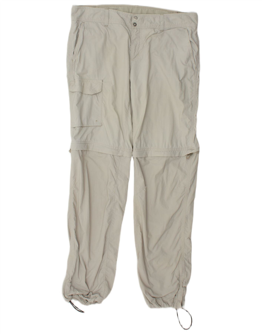 COLUMBIA Womens Regular Fit Cargo Trousers US 12 Large W34 L32 Off White