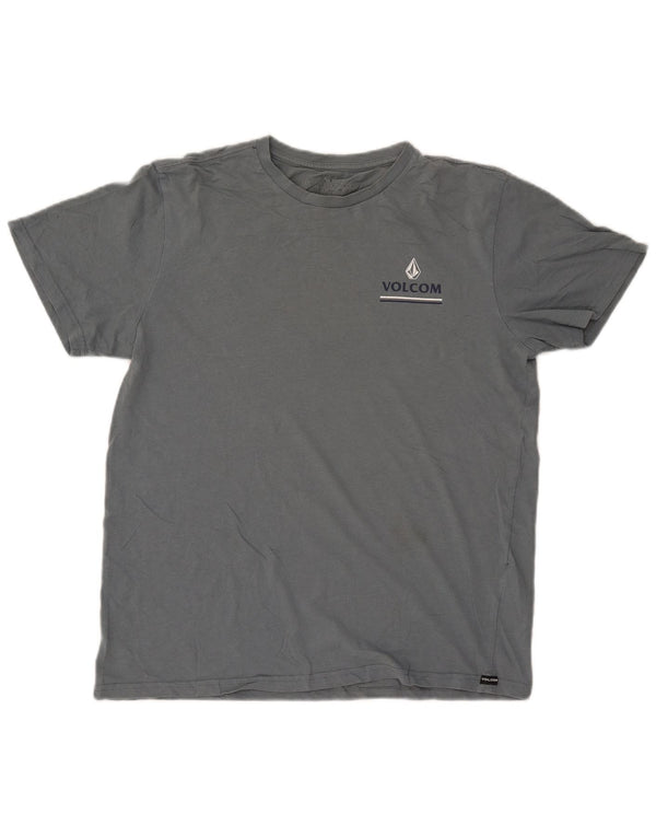 VOLCOM Grafisk T-shirt top til kvinder DK 16 Stor blå bomuld