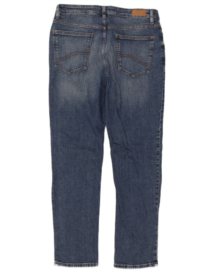 Fat Face Dame Chesham Girlfriend Slim Jeans UK 12 Medium W32 L27 Blå