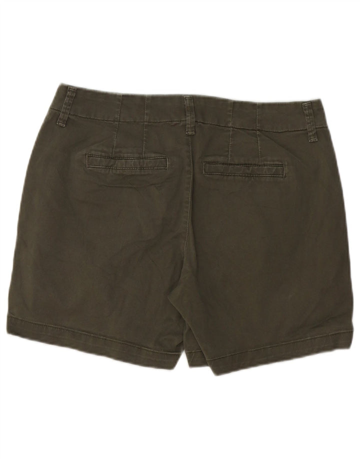 LEE Dame Mid Rise Casual Shorts US 6 Medium W30 Khaki Bomuld