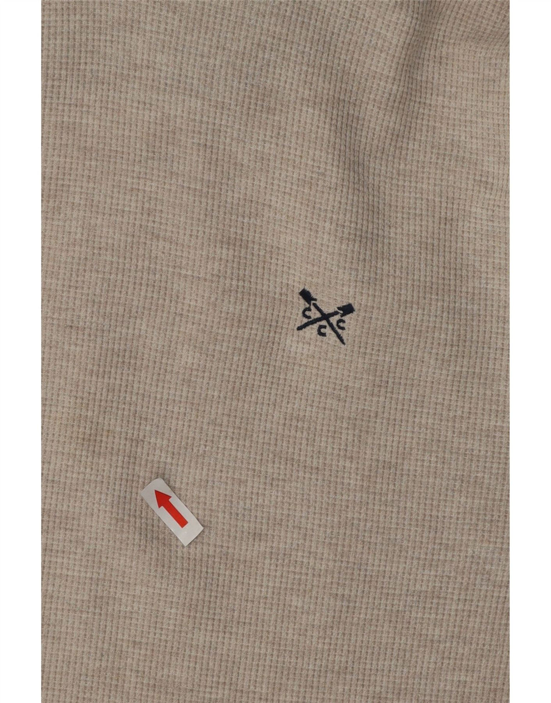 Besætningstøj Herre hættetrøje trøje lille beige bomuld