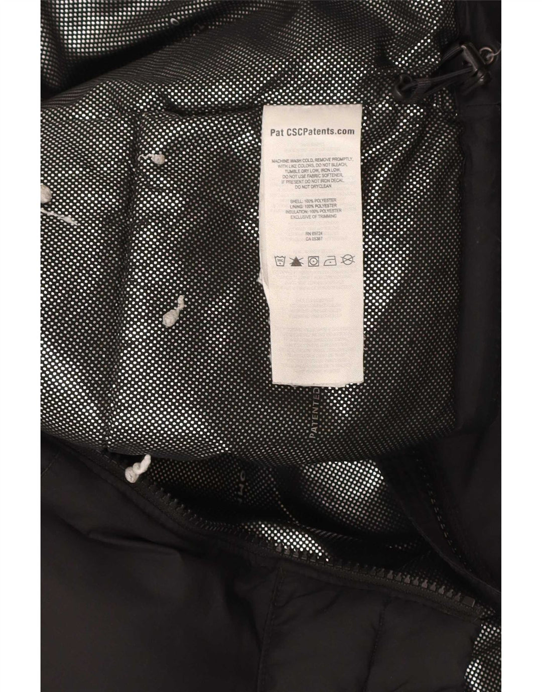 Columbia Herre Omni-Heat Polstret Jakke UK 36 Lille sort polyester