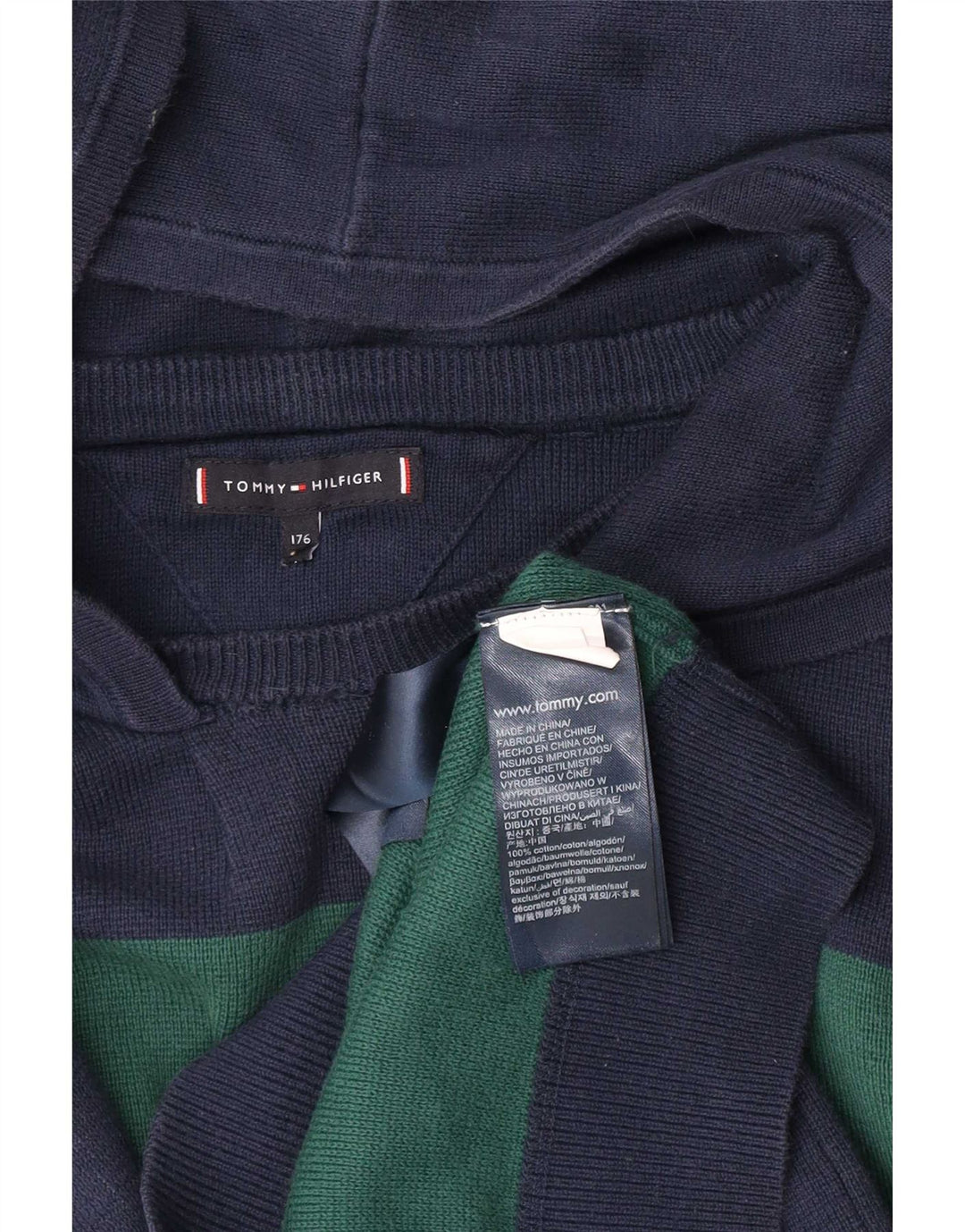 Tommy Hilfiger Drenge Grafisk Jumper 15-16 år Flerfarvet Colourblock