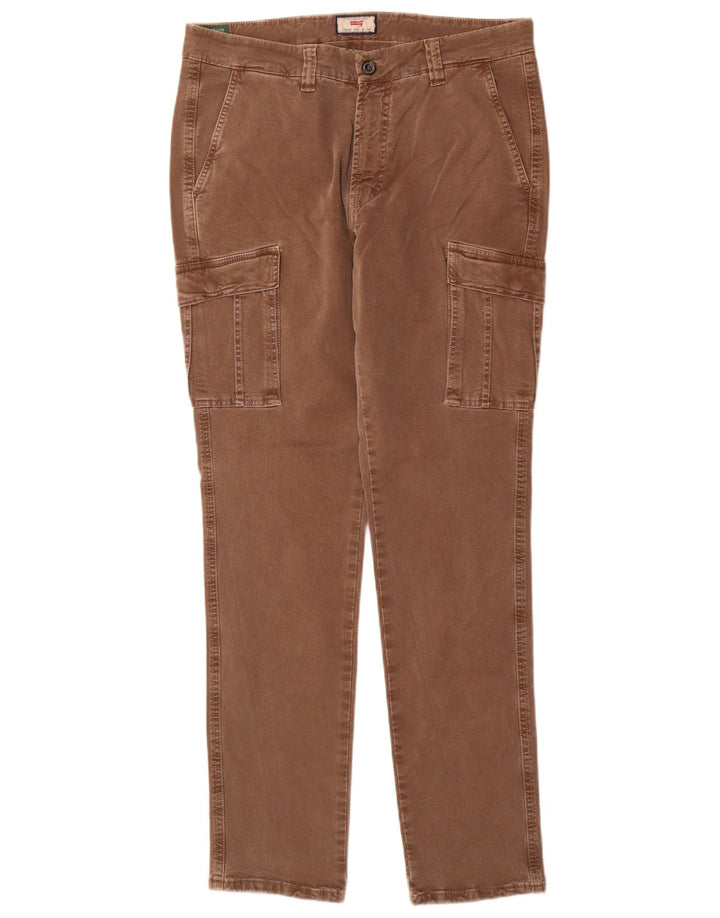 Carrera Herre Slim Cargo Bukser IT 48 Medium W33 L32 Brun Bomuld