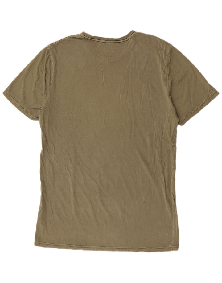 Volcom Herre T-Shirt Top Stor Khaki Bomuld