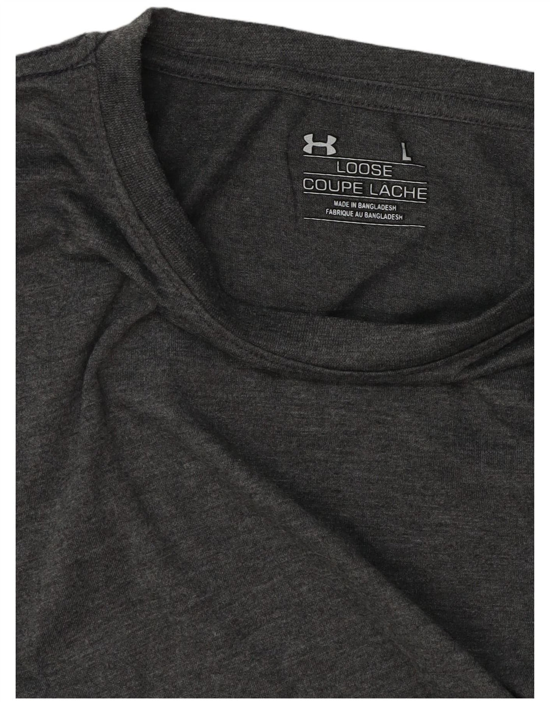 Under Armour Dame T-Shirt Top UK 14 Large Grå