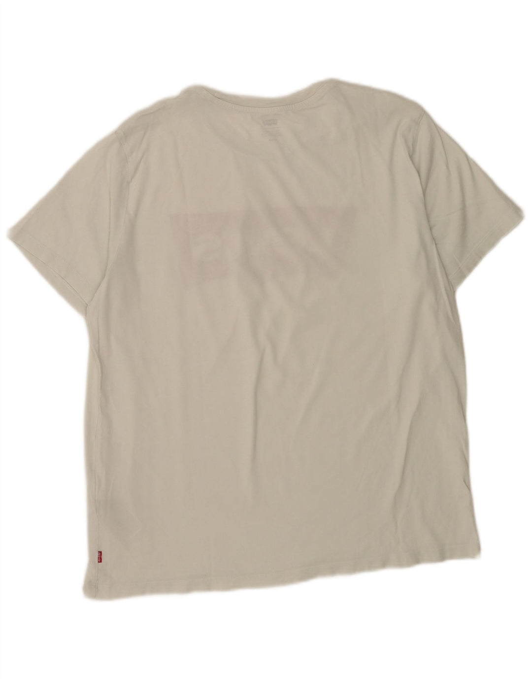Levi's Herre grafisk T-shirt Top Stor hvid bomuld