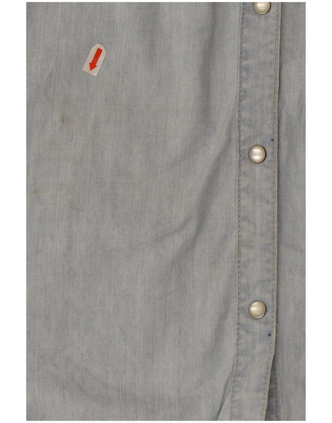 Fat Face Dame Denim Shirt UK 16 Large Blue Cotton