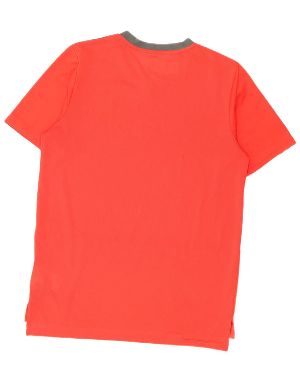 ADIDAS Boys Climacool T-Shirt Top 15-16 år XL Rød Polyester