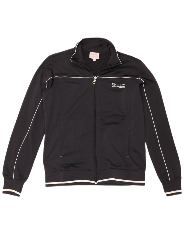 Champion Womens Heritage Fit Træningsdragt Topjakke UK 16 Large Black