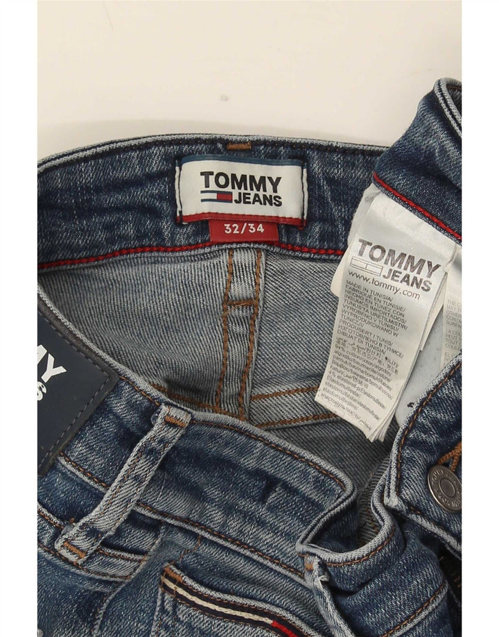 Tommy Hilfiger Herre Bootcut Jeans W32 L34 Blå Bomuld