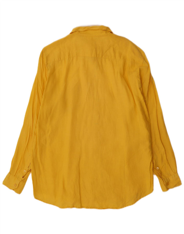 Max Mara Dameskjorte UK 18 XL Gul hør